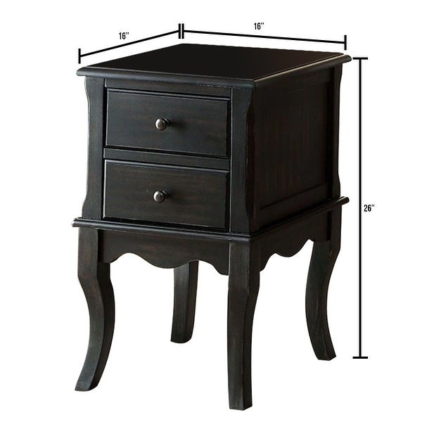 Nathan Side Table in Antique Black