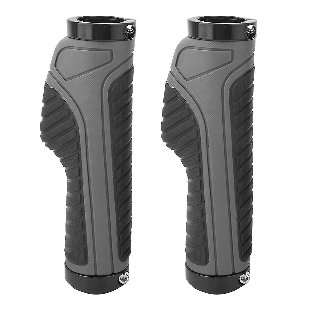 One Pair Rubber Bicycle Cycling Ergonomics Lock Handle Grip Anti Slip Bike Handlebar Grips