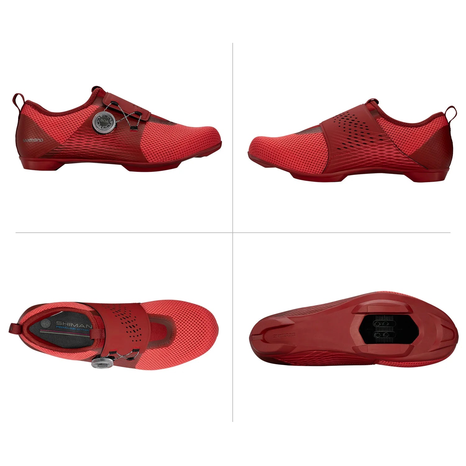 Shimano IC500 Indoor SPD Cycling/Fitness Shoe - Womens - Red