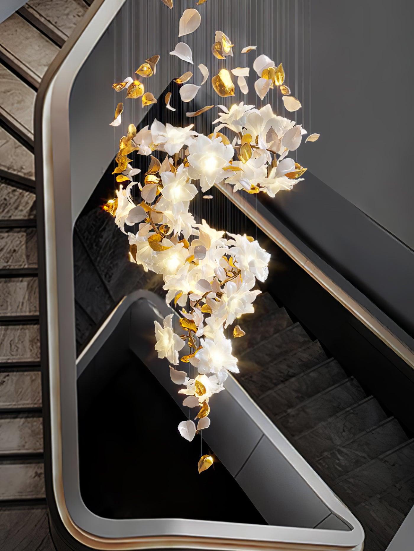 Flying Flowers Fluttering Chandelier