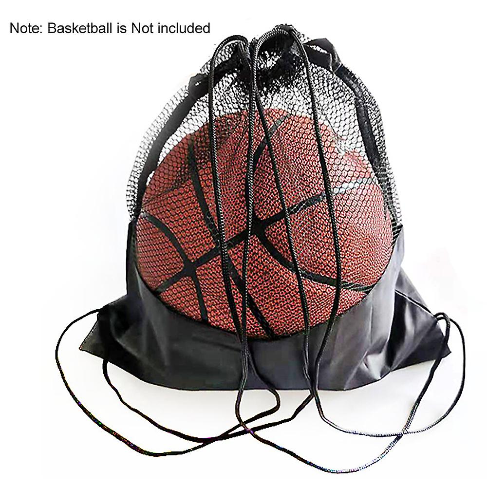 Sport Cover Mesh Bag Portable Football Storage Backpack Heavy-duty Mesh Outdoor Basketball Volleyball Multifunctional Storage Bag Sports Shoes Organiz