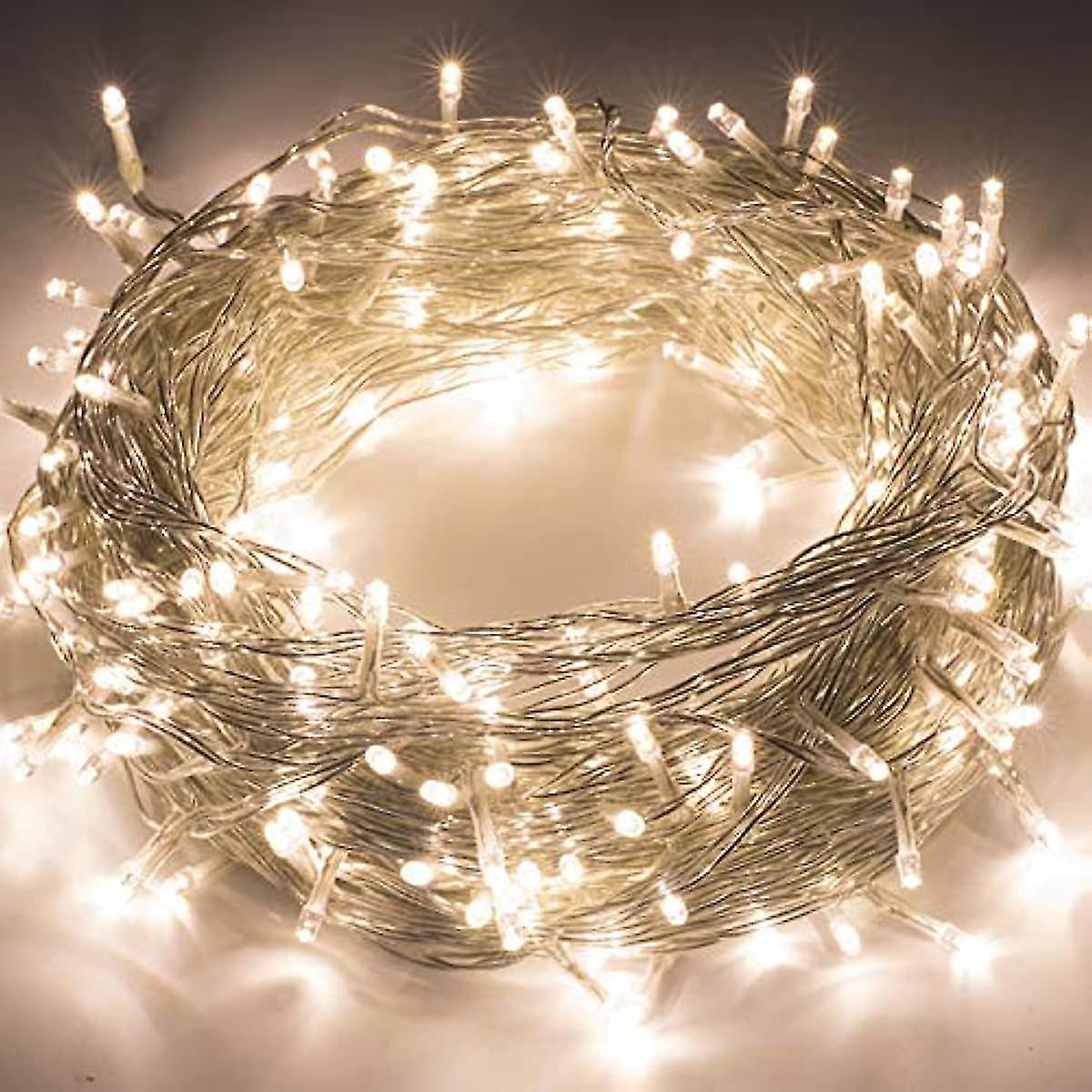 Quntis Led String Lights 100m 500led Ce Standard High Brightness White Lights Safe Low Voltage Indoor Fairy Lighting For Christmas Wedding Party Garde