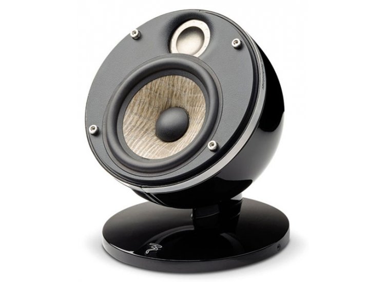 Focal Dome Flax Black Ultra Compact 2-Way Sealed Speaker (Each)