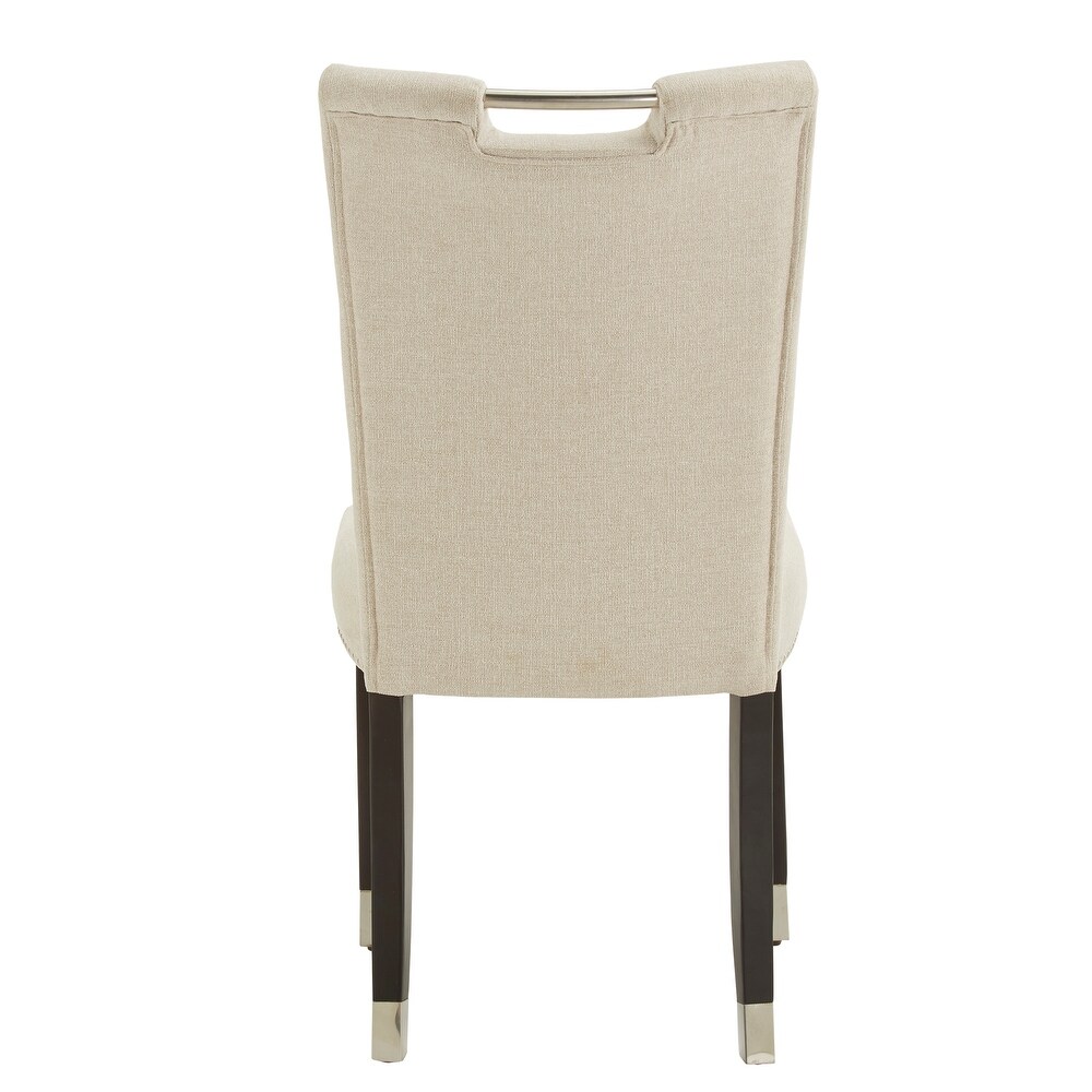 Willa Heathered Weave Parson Dining Chair (Set of 2) by iNSPIRE Q Bold