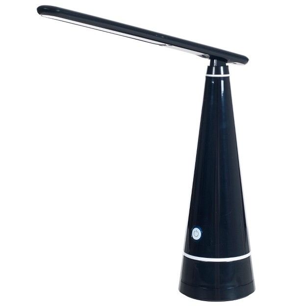 Lavish Home Led Desk Lamp With Contemporary Look And 4 Light Settings Black