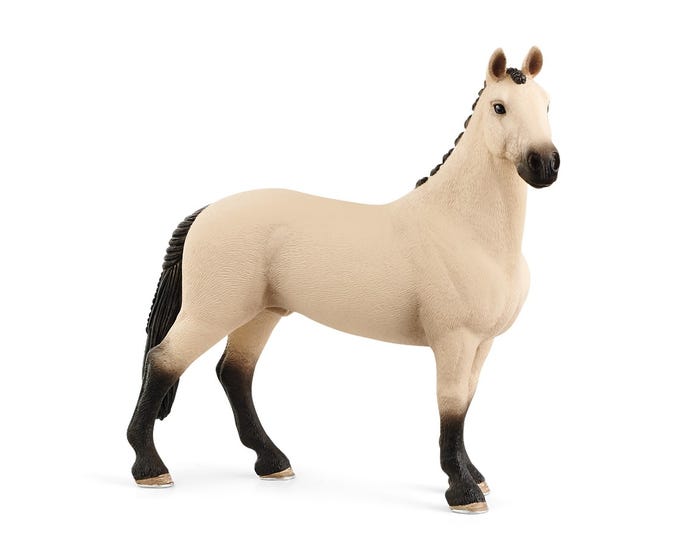 Schleich Hanoverian Gelding， Red Dun - 13928