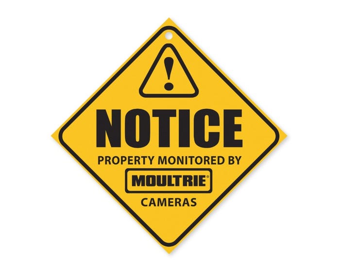 Moultrie Camera Surveillance Signs - MCA-13133