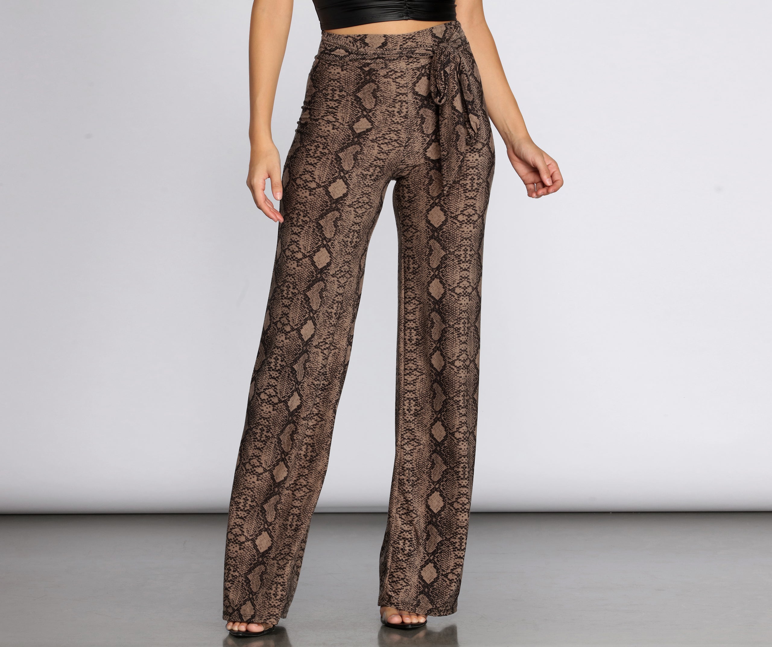 Sassy Stunner Snake Print Pants