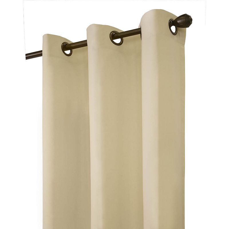 Myne Decor Weathermate Grommet Curtain Panel Pair each 40 x 72 in Natural