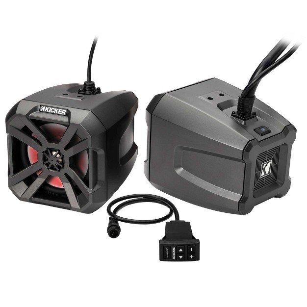 Bluetooth Powered Powersports Speaker Pods Pair Weatherproof