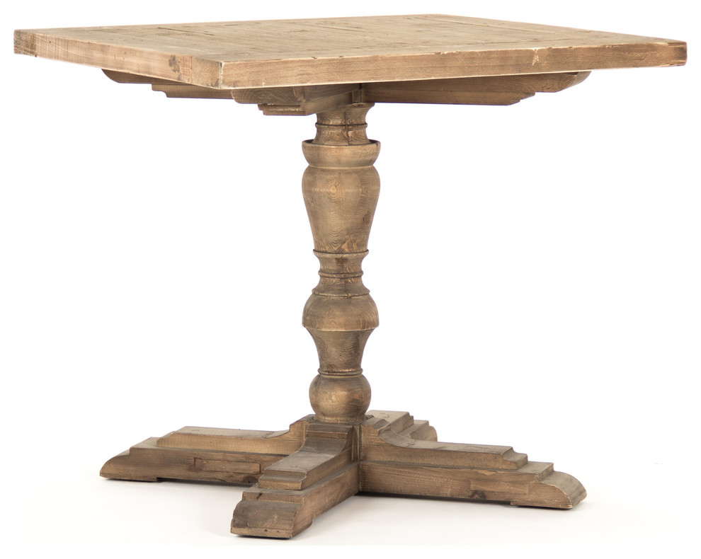 Timeo Square Table   Farmhouse   Side Tables And End Tables   by Nook  ampCottage  Houzz