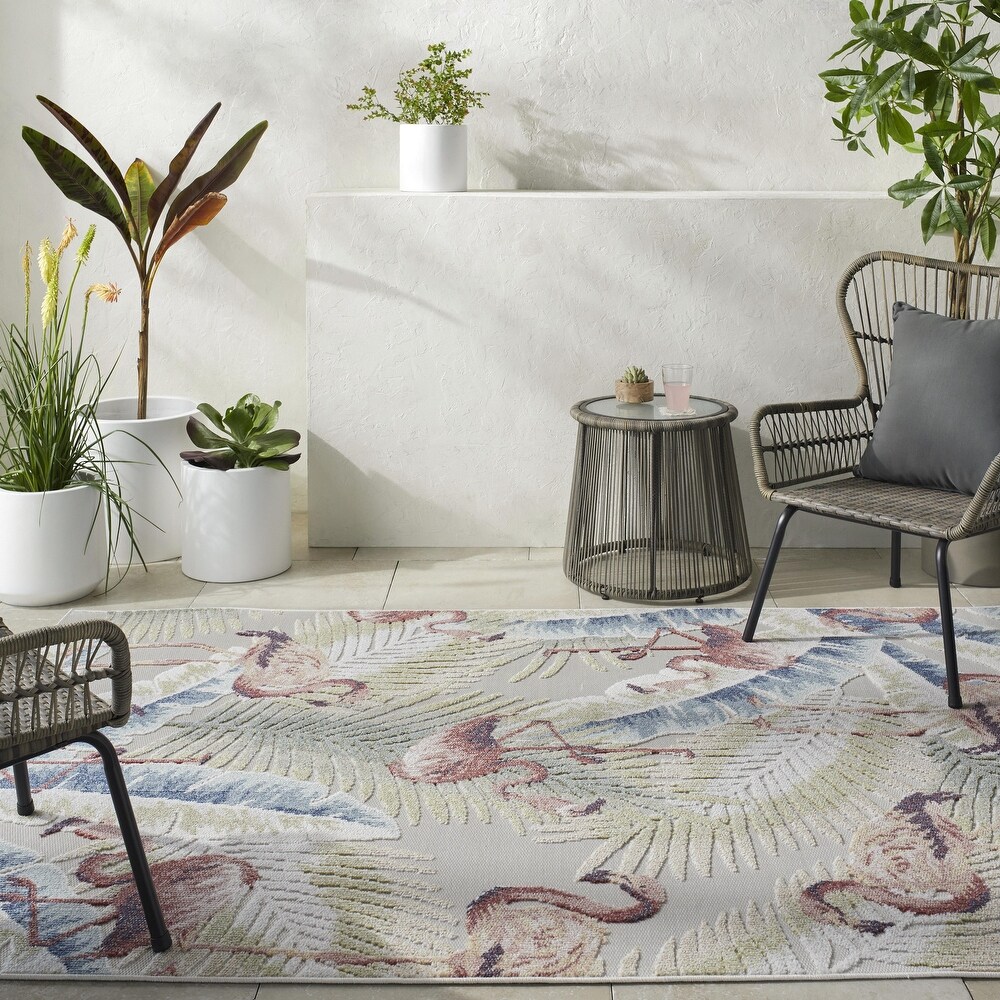 Artistic Weavers Lakeside Tropical Floral Outdoor Area Rug