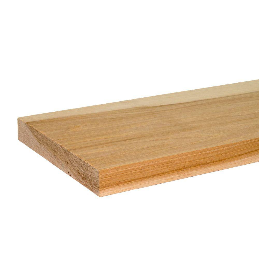 Builders Choice 1 in. x 6 in. x 8 ft. S4S Hickory Board (2-Pack) HK160168XX