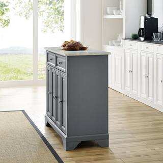 CROSLEY FURNITURE Avery Grey Kitchen Island KF30043BGY