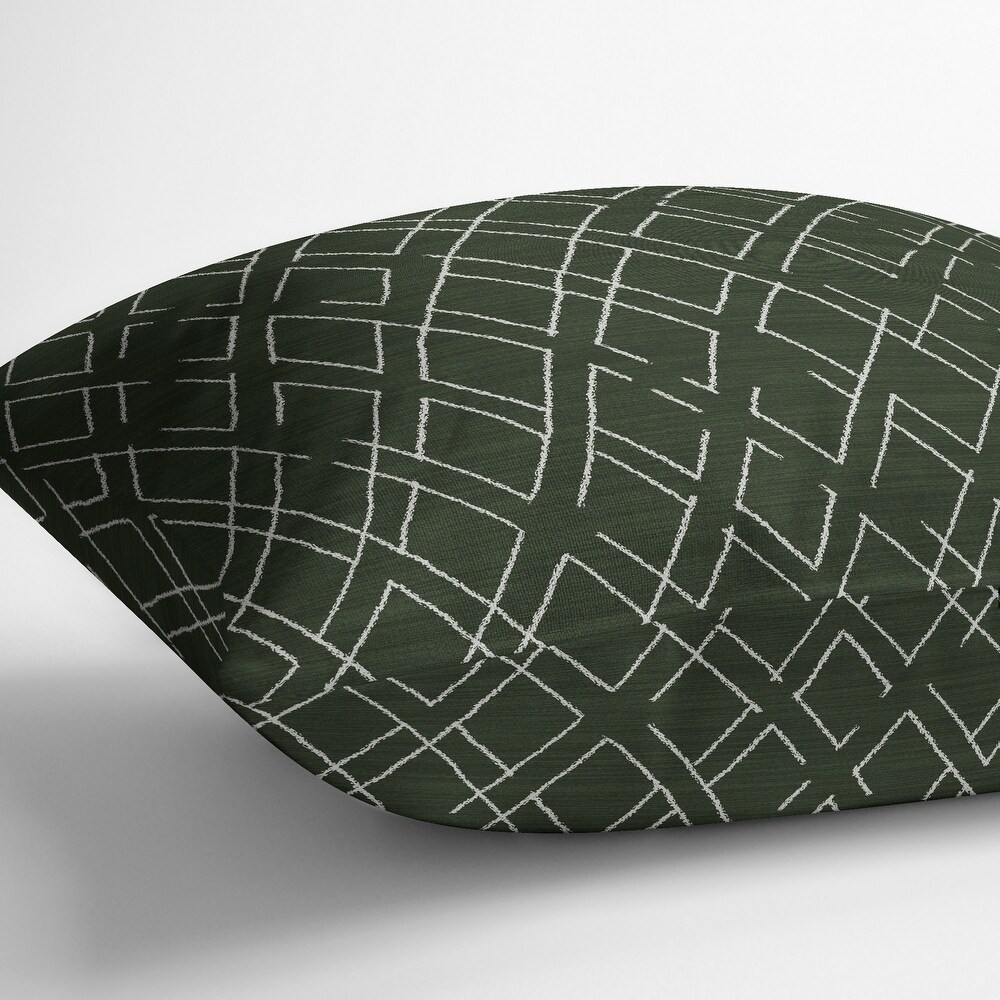 HATCH GREEN IndoorOutdoor Pillow By Kavka Designs