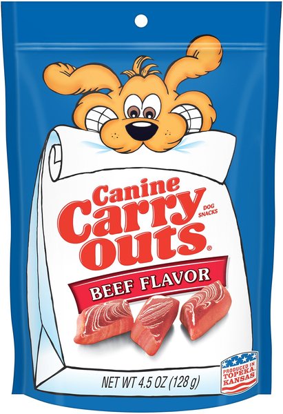 Canine Carry Outs Beef Flavor Dog Treats