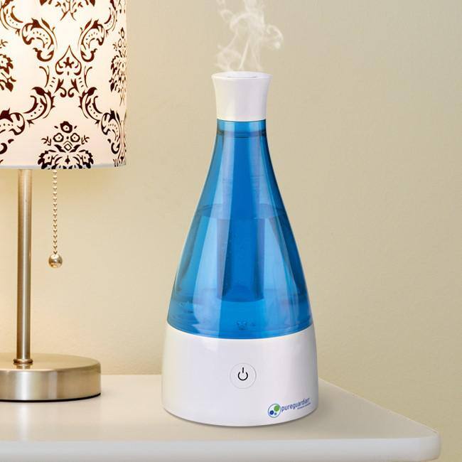 Pure Guardian 0.21 Gal. 10-Hour Ultrasonic Cool Mist Table Top Humidifier H920BL