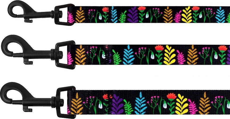 CollarDirect Floral Pattern Nylon Dog Leash