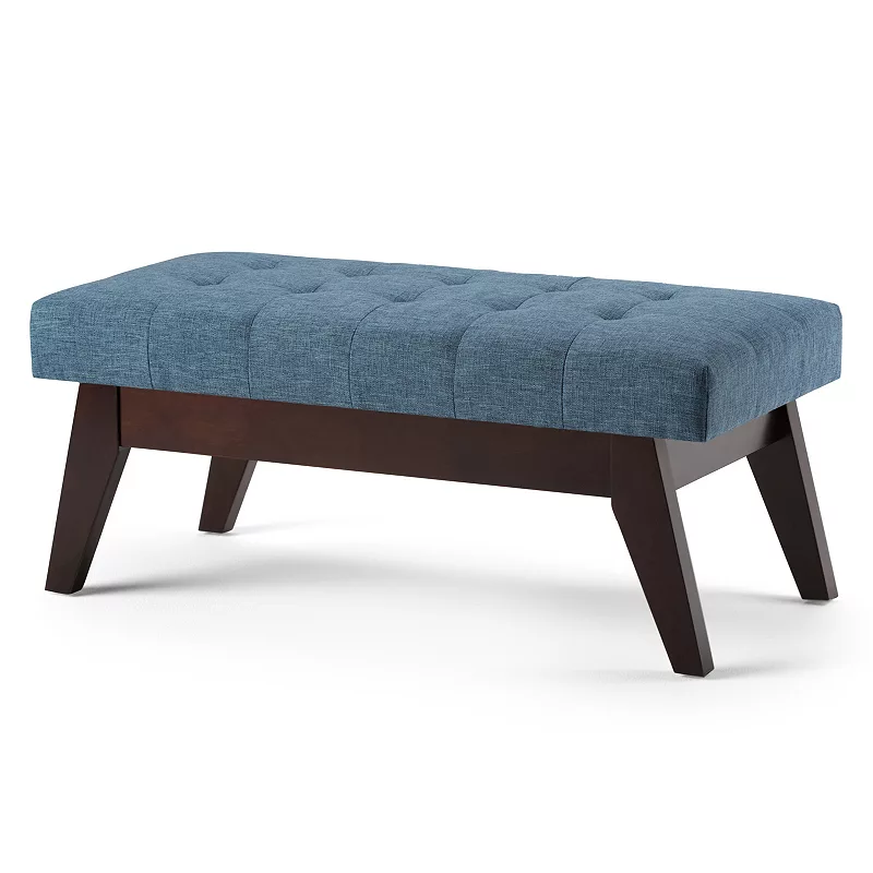 Simpli Home Draper Tufted Bench