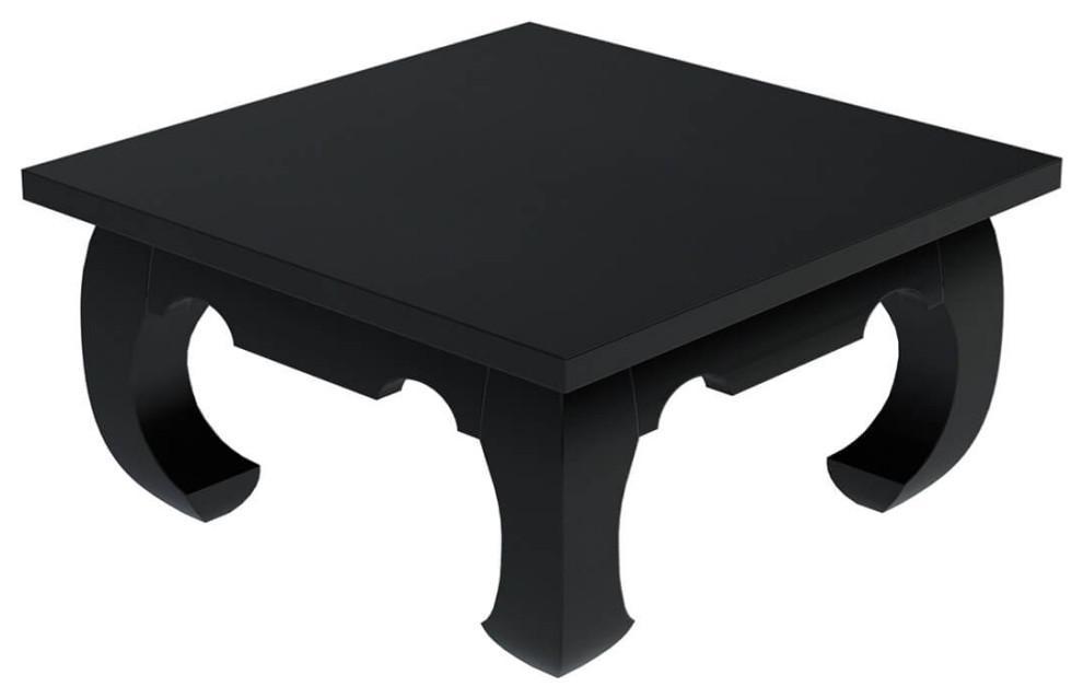Ming Asian Black Classical Style Solid Wood Coffee Table Set   Rustic   Coffee Table Sets   by Sierra Living Concepts Inc  Houzz