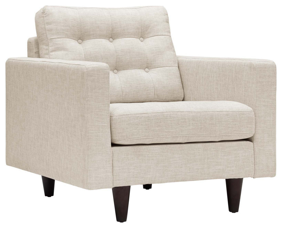 Melanie Beige Armchair and Sofa Set of 2   Midcentury   Living Room Furniture Sets   by V.S.D Furniture  Houzz