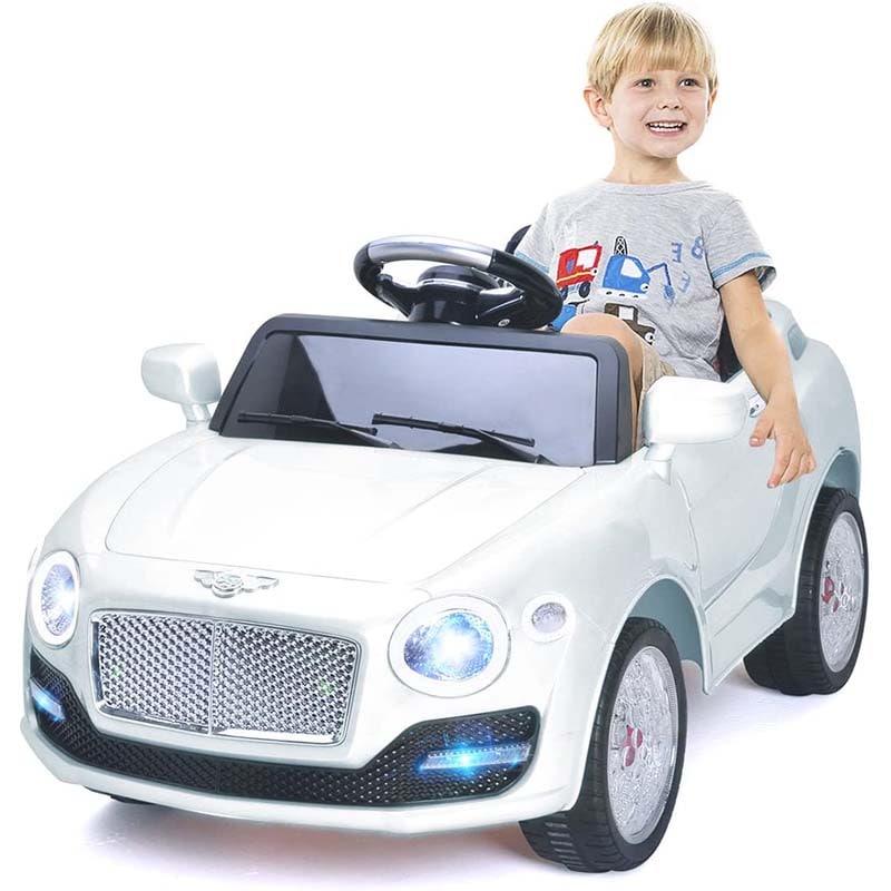 6V Kids Ride on Car, Battery Powered RC SUV Riding Toy Vehicle with Fantastic Headlights & Wheel lights