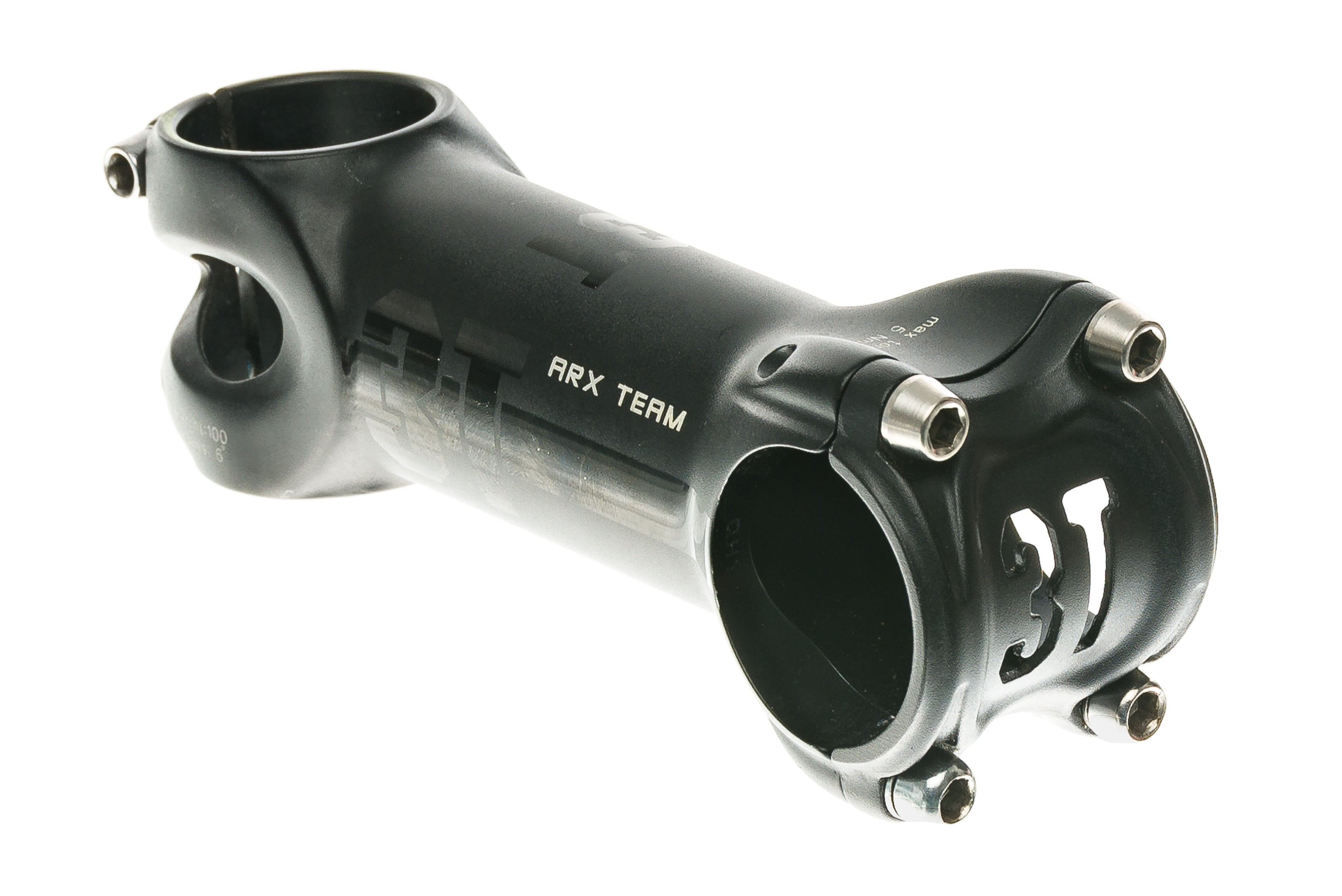3T ARX-Team Stealth Aluminum Stem 31.8 Clamp 100mm 6 Degree Black