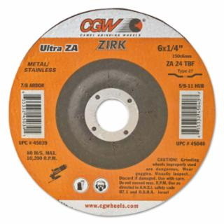 Cgw Abrasives 421 37098 3/4X3/4X1/4 Ao 60 Flap Whe...