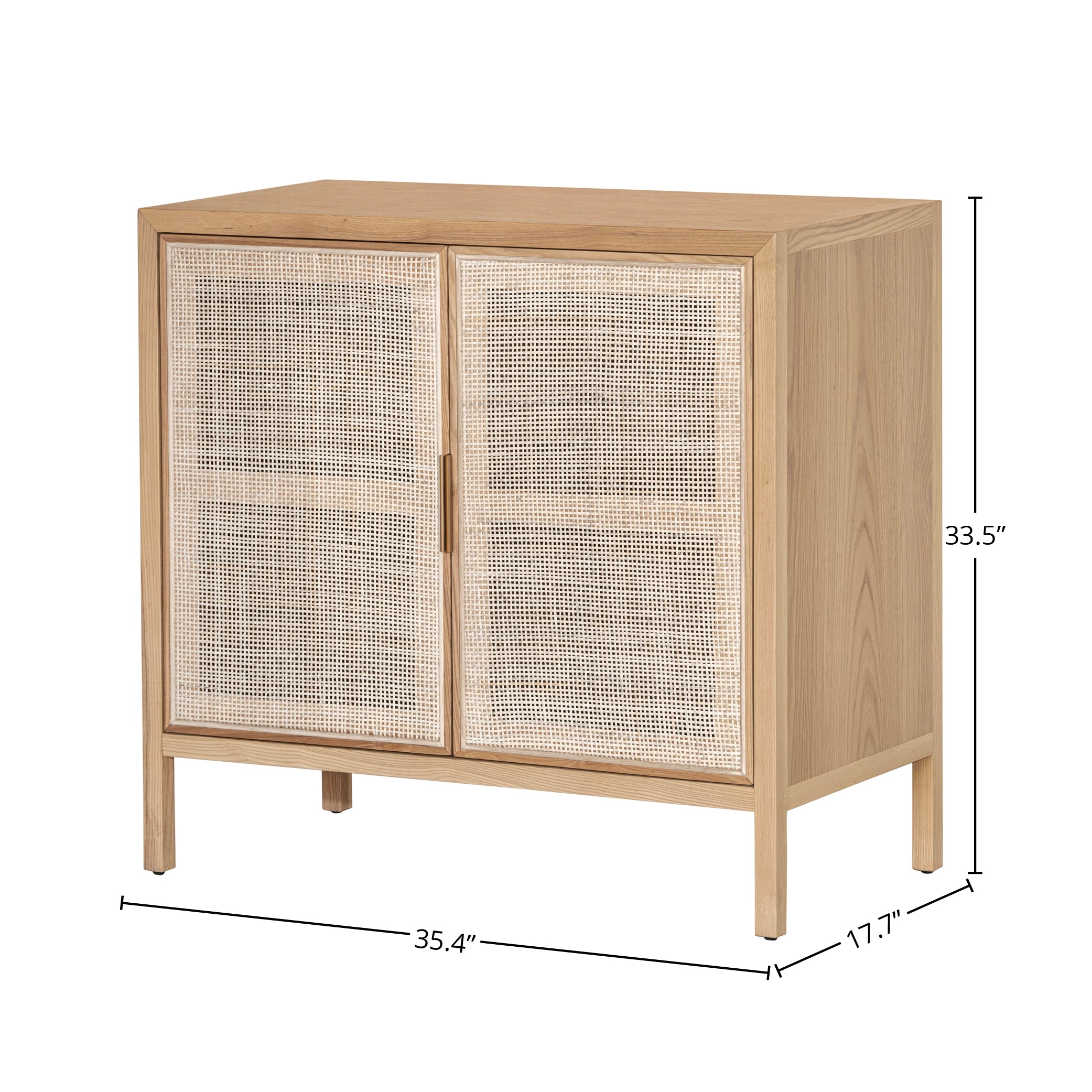 Rattan Small Sideboard - Natural