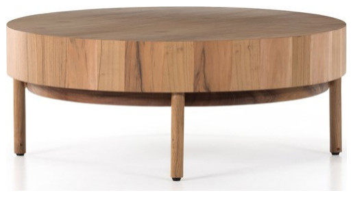 Giverny Coffee Table Natural Acacia   Modern   Coffee And Accent Tables   by Virgil Stanis Design  Houzz