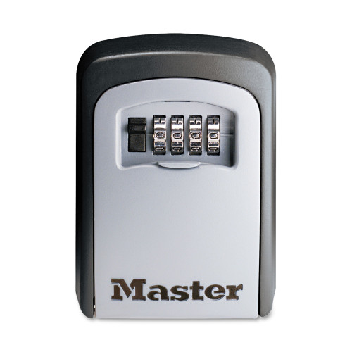 Master Lock Locking Combination 5 Key Steel Box， 3.25