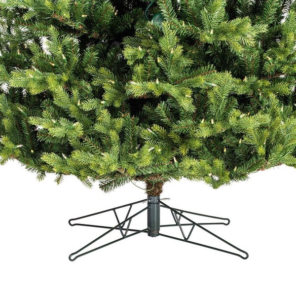 Vickerman 7.5' x 58 Welch Fraser Fir Artificial Christmas Tree，Warm White Duralit LED Lights