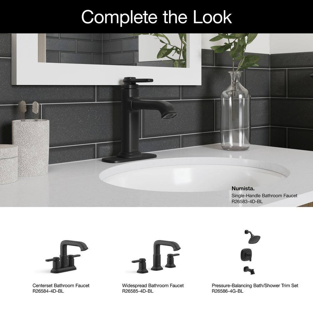 KOHLER Numista Single Hole SingleHandle Bathroom Faucet in Matte Black