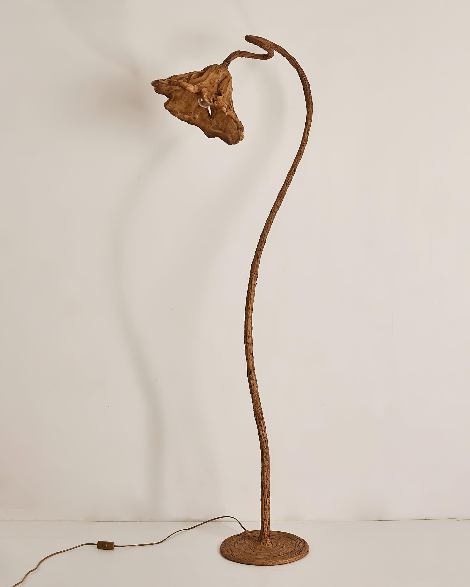 Artistic Lotus Leaf Floor Lamp