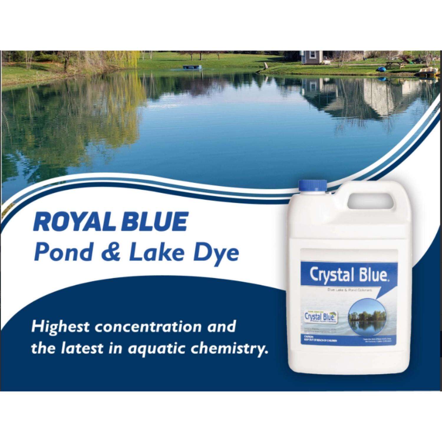 Crystal Blue Lake and Pond Colorant 128 oz