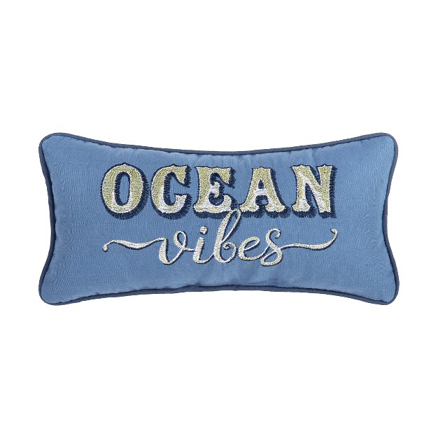 C amp f Home Ocean Vibes Embroidered Throw Pillow