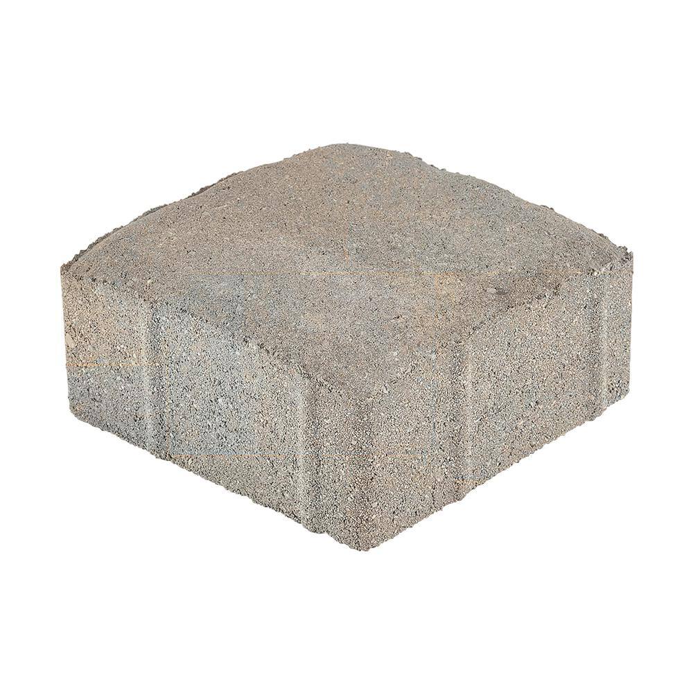 Pavestone Plaza Square 5.5 in. L x 5.5 in. W x 2.36 in. H Heritage Buff Concrete Paver 64667.0