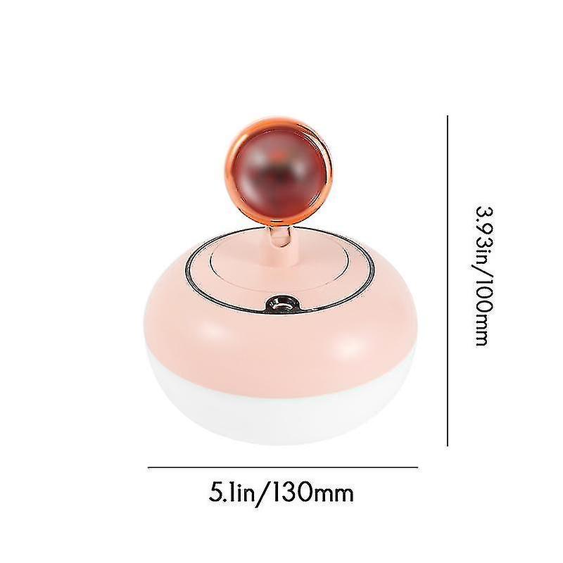 Night Light 2 In 1 Mini Wireless Lamp Air Humidifier Diffuser Desktop Office Take Photos Pink