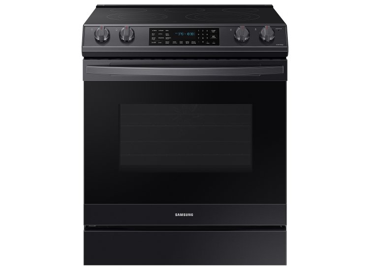  ADA 6.3 Cu. Ft. Fingerprint Resistant Black Stainless Steel Convection Slide-In Electric Range With Air Fry