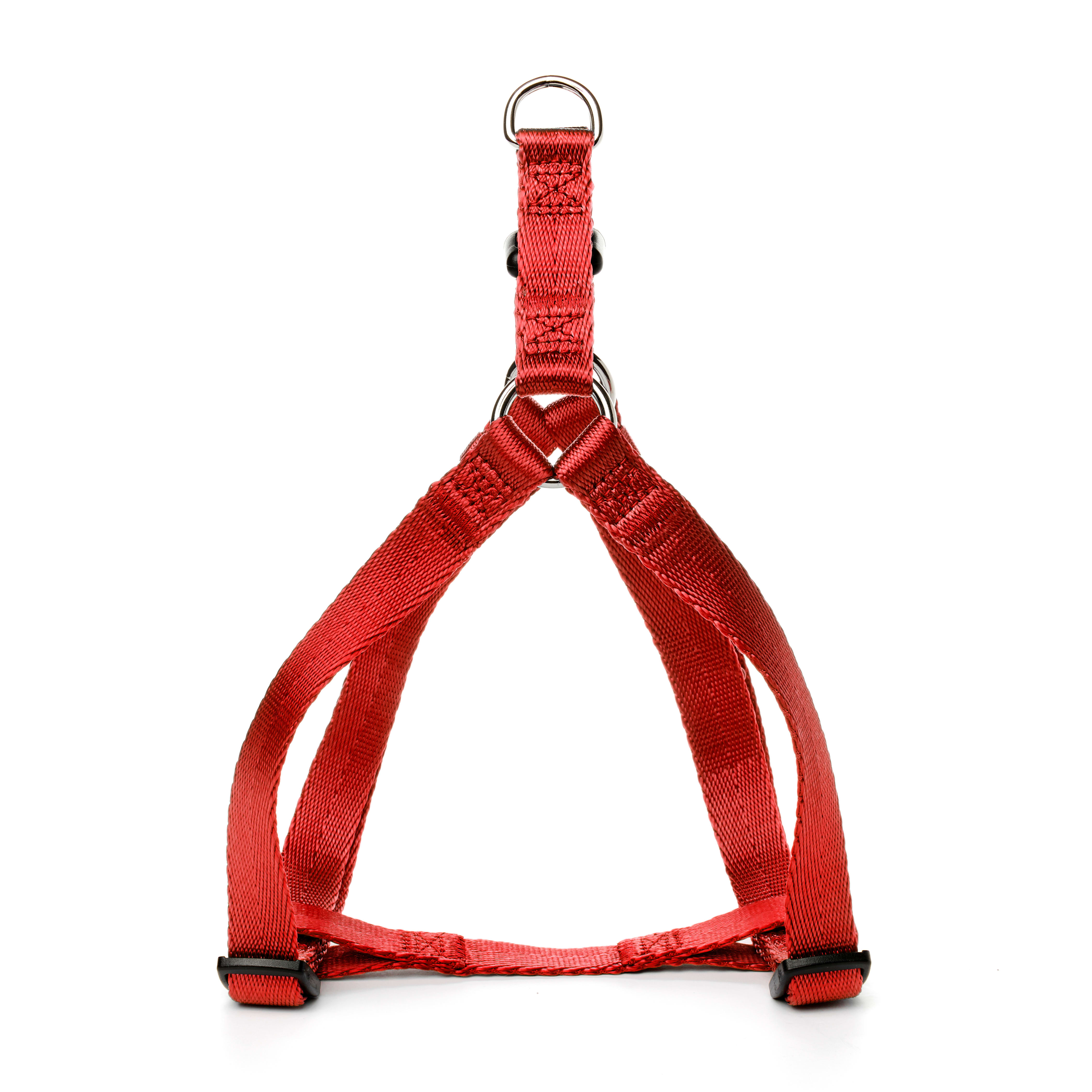 YOULY The Classic Red Webbed Nylon Dog Harness， X-Small