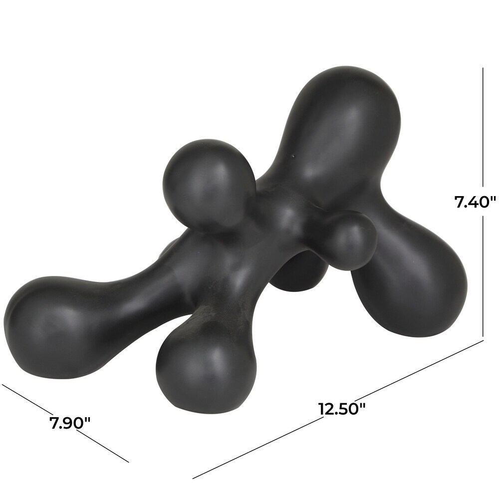 CosmoLiving by Cosmopolitan Porcelain Molecule Abstract Sculpture