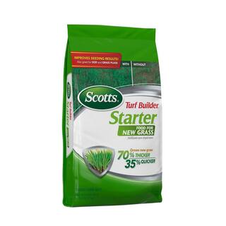 Scotts Turf Builder 42 lbs. 14000 sq. ft. Starter Fertilizer for New Grass Use When Planting Seed 21814