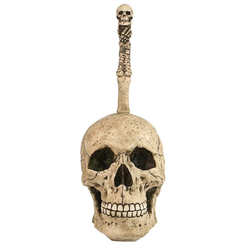 Bathroom Skull Toilet Bowl Brush