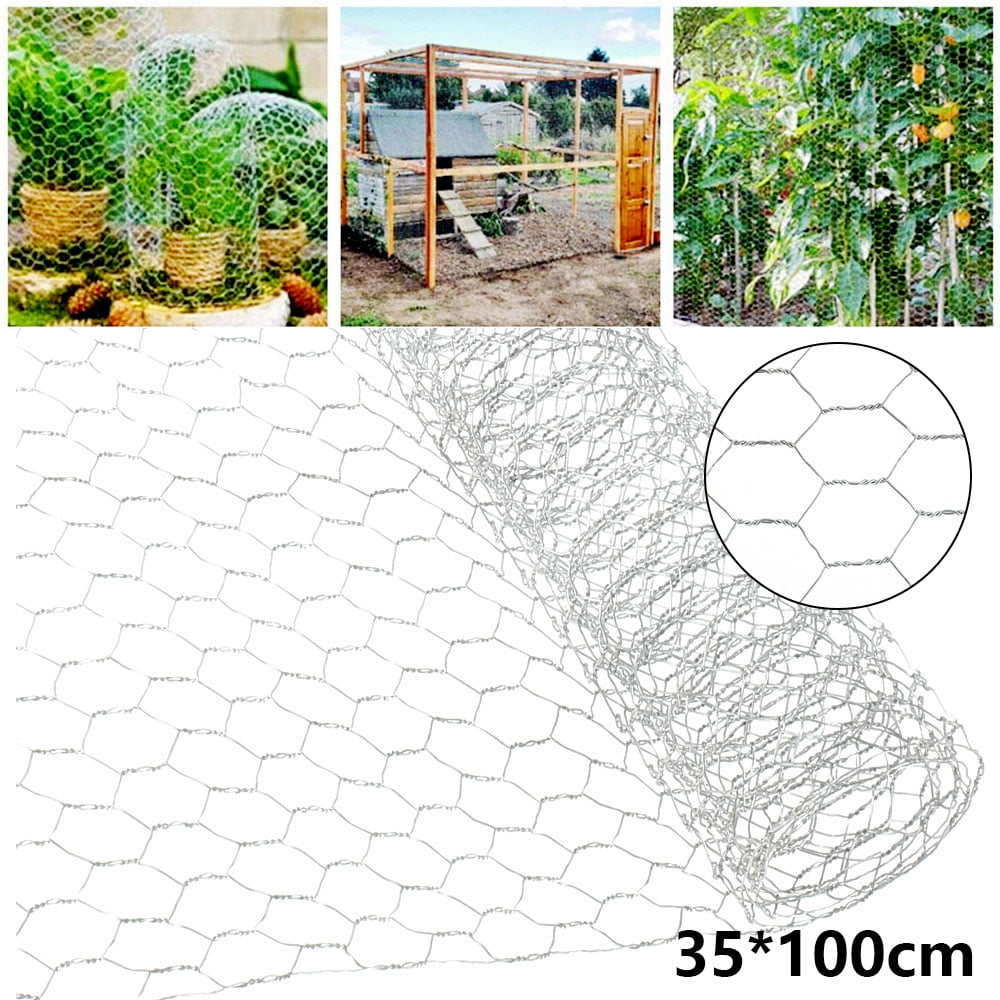 Hardware Cloth,Willstar 13.7inx39.3in Chicken Wire Mesh, Wire Mesh Netting Wire Garden Wire Netting Fence Wire Craft Projects and Home Decors Rabbit Netting Fencing Cages Aviary Plant Craft Projects