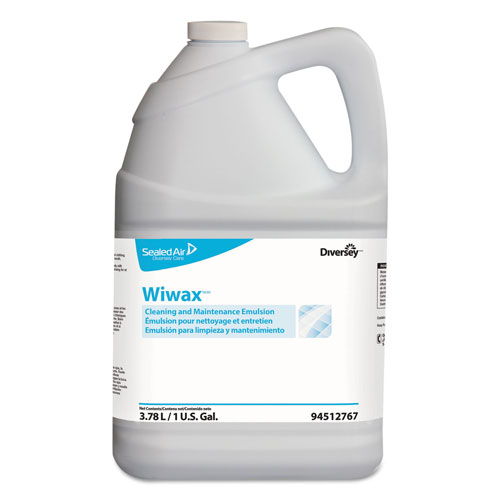 Diversey Wiwax Cleaning and Maintenance Solution | Liquid， 1 gal Bottle， 4