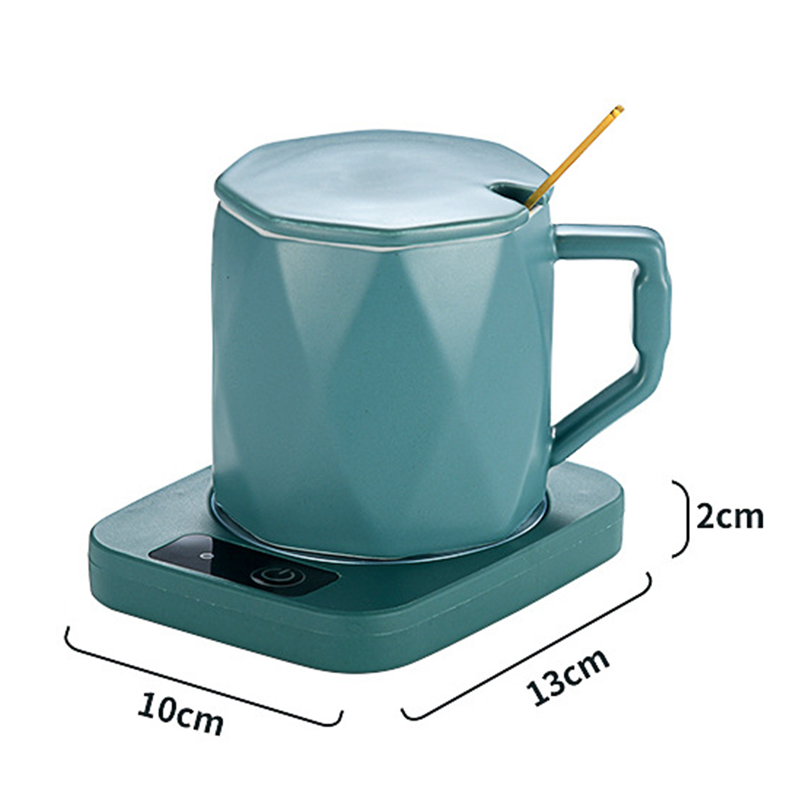 Fogcroll Water Cup Warmer Keep Drink Warm Non-slip Safe Winter Electric Heating Coaster Cup Heater for Office