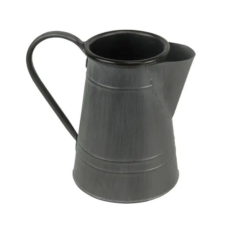 Home Decorative Gray Metal Watering Can custom for outdoor and indoor plants flowers watering can Home Garden bulk quantity 2023