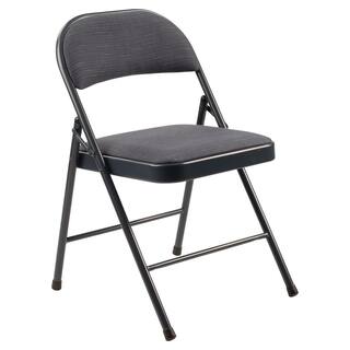 900 Star Trail Blue Fabric Padded Metal Frame Folding Chair (4-Pack) 974