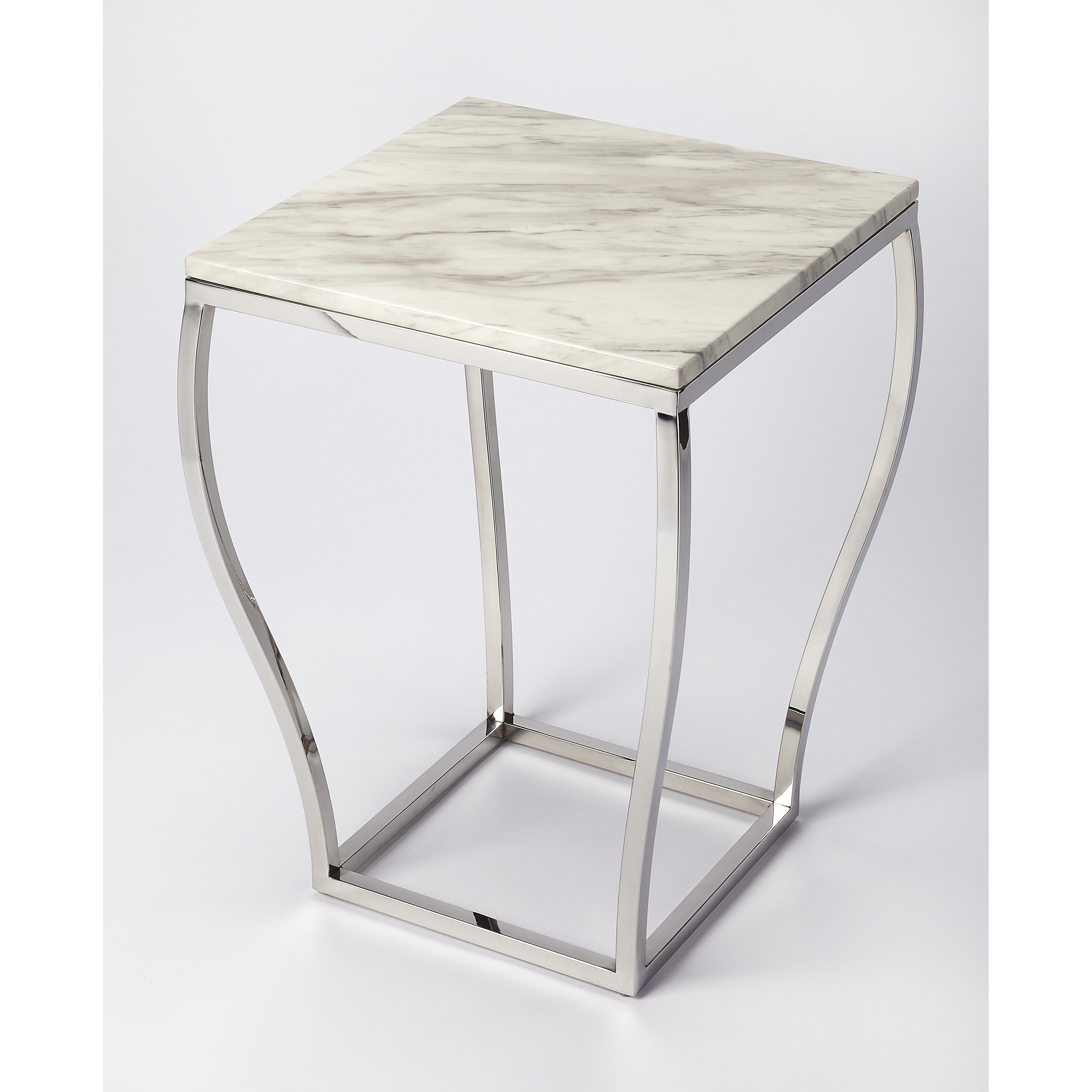 Butler haley Marble and Metal End Table