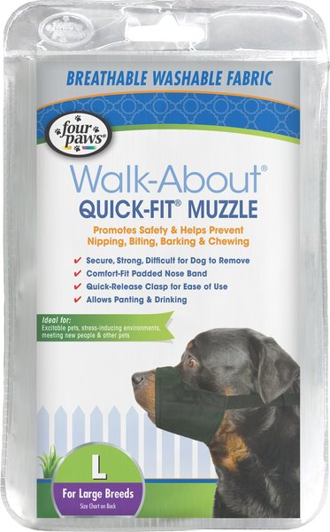 Four Paws Walk-About Quick-Fit Dog Muzzle